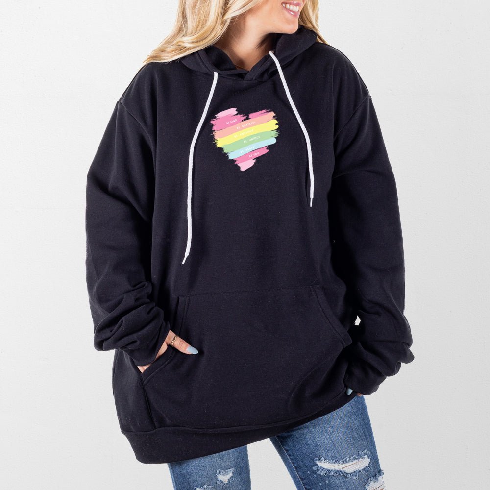 Inspirational Heart Giant Hoodie